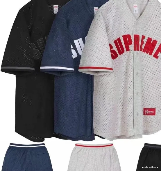 ULTRASUDE short sleeved mesh baseball 24SS BASEBALL MESH JERSEY suede 0611